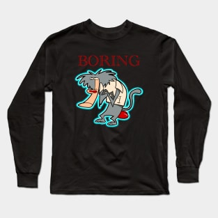 Boring Baboon Long Sleeve T-Shirt